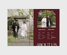 プロフィールブックを特別価格でデザインいたします 繊細で美しく、心奪われるwedding itemをご提供！ イメージ2