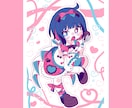 かわいいデフォルメイラスト制作いたします キュートな４～５頭身！彩度が高くてSNS映え イメージ8