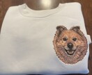 愛犬を刺繍にしたスウェットを作っています 愛犬そっくりな高品質スウェットを作ることができます。 イメージ2
