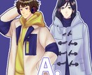立ち絵などに！オリジナルキャラクターお描きします お試し価格！好きな絵柄が選べる！！ イメージ3