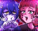 6月末まで特別価格‼︎ご希望のイラスト制作致します 個性的でポップなイラスト制作致します。 イメージ5