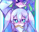 カートゥーン調の可愛いイラスト描きます キラキラしたカートゥーン調の絵柄でイラストを制作しております イメージ2