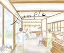スケッチブックにて手描きパースの制作をいたします センス良いステキな空間づくりのお手伝いをいたします！ イメージ5