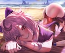 あなたの要望に応えて素敵なイラストを描きます 重厚な塗りと透明感であなたのイメージを形作ります イメージ3