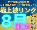 2025年８月限定で大企業と同じ被リンクを貼ります なぜ成功している大企業と御社で結果に差が付くの？答えは○○！ イメージ1
