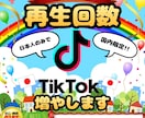 日本人ユーザーでTikTokの再生回数を増やします 高品質、安心保証付き！心をこめてサポート致します✨ イメージ1