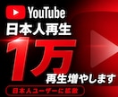 YouTube日本人1万再生~増やします youtube 日本人10,000再生！キーワード指定可能！ イメージ5