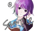 SNS用アイコン・1枚イラスト描きます カッコいい・可愛い女の子など幅広く提供します！ イメージ4