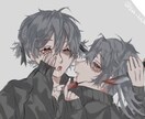アイコン、動画のサムネイル等描きます 白や黒が得意です、よろしくお願い致します イメージ9