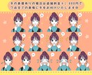 レトロで好感が持てる表情を７点セットで制作します 表現豊かなリアクションで見る人に伝わるイラストを描きます！ イメージ3