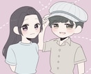 かわいいイラスト/似顔絵を描きます 愛くるしい表情の人物画が得意です イメージ5