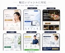 原稿なしOK！丸投げでLPを制作します 質問に答えるだけ｜構成・文章・デザインまでお任せ イメージ3