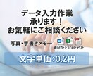 安！早！丁寧！1文字0.2円で文字起こし代行します 7500文字(A4用紙6〜8枚分程度)まで1500円！ イメージ1