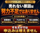 バズより成約を増やすインスタ導線をコンサルします Instagram徹底コンサル｜フォロワー数より成約重視◎ イメージ4