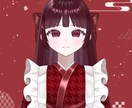 表情差分9種付き！着物メイド女の子販売いたします 【値下げ】最短即日納品！すぐにご使用いただけます イメージ10