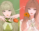 カワイイ女の子を描きます youtube動画イラスト 経歴有 イメージ1