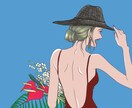 お洒落な雰囲気のアイコン描きます 配色が印象的なイラストでお洒落な雰囲気を出しませんか？ イメージ6
