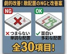 敵配置NG30｜序盤チェックリストを提供します 敵配置、なんとなく決めていませんか？NGを明確にする資料です イメージ1