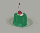 ロマンティックでお洒落なSNSアイコン作成致します 食べ物や動物などポップ、パステル調のイラストが得意です イメージ3