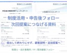 FP・士業向け/顧客提案資料の叩き台を作成します 数字を顧客説明用に整理します　PDFとExcelで納品します イメージ2