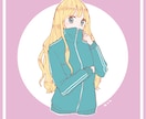 可愛い女の子イラスト作成します キラキラかわいい女の子が得意です！♡ イメージ7