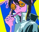 レトロポップなアイコン/イラスト描きます 目を引く！レトロで個性的なイラスト イメージ1