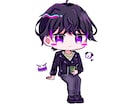色鮮やかなミニキャラを描きます キラキラとした色彩が特徴のミニキャライラストです イメージ1