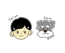 癒され可愛い雰囲気似顔絵描きます ペット友人家族等大切な方々をゆる可愛いキャラでお届けします！ イメージ7