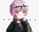 SNSアイコン制作します 可愛い女の子のイラスト描きます イメージ2