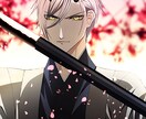 アイコンヘッダー絵等求めている方へ描いて届けます 色気のある格好いいキャラへ仕上げます イメージ3