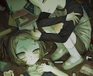 薄暗い雰囲気のイラスト制作します アイコン、立ち絵、一枚絵、動画用イラスト等 イメージ1