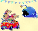 かわいい生き物のデフォルメイラストお描きします ★SNSや資料の挿絵にも！使いやすいシンプルな動物イラスト！ イメージ5