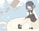 一枚絵作成致します 歌ってみた/おはようおやすみイラスト/キービジュアル イメージ2