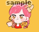 ミニキャラSNSアイコン　似顔絵描きます デフォルメ化したイラスト　SNS ブログなどのアイコンに イメージ4
