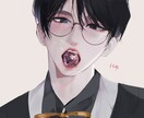 男の子のイラスト承ります 眼鏡男子のイラストが得意です。眼鏡男子はお任せ下さい! イメージ6