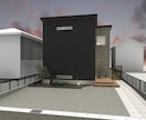 戸建て住宅◆おうちの外観パースを作成します 検討中でもOK！複数パターンで理想のカタチを見つけましょう！ イメージ2
