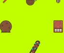 ポップでキュートな壁紙画像作成します アイコンサイズのイラストを散りばめたキャンディー画像 イメージ4