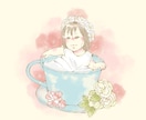 商用◎ふんわり絵本のような似顔絵アイコンを描きます お写真、イメージを元にアイコンを描きます！商用利用可能です！ イメージ3
