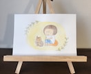 水彩画のふんいき似顔絵を描きます お部屋に飾ったり、贈り物にも♡温かみのある、ふんいき似顔絵♡ イメージ3