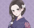 和風・和服専門｜儚げで凛とした人物イラスト描きます 〖商用無料〗SNS・YouTubeアイコンなど多用途OK イメージ2
