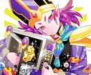 1枚絵イラスト描きます 目に留まるポップで色鮮やかなイラスト イメージ1