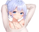 やわらかく目を引く女の子の一枚絵を描きます 配信や記念日に、表情豊かな一枚をお届けします イメージ3