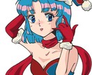 ちょっぴりレトロなSNSアイコン作成します カラフル可愛い女の子が得意です♪ イメージ2