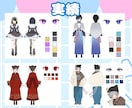 最短7日！Live2Dからキービジュまで制作します 「Live2Dモデルのみ」等の単体も対応しております！ イメージ10