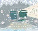 ハガキサイズのイラストを描きます 世界に一つのイラストを、ご要望に沿ってお描きします イメージ2