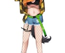 一枚絵イラストなど描きます 男女どちらでもかっこよく可愛く描きます！ イメージ10