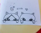似顔絵デフォルメで描きます 人物、ペットなど、好きな動物など教えて下さい。 イメージ1