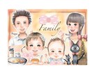 可愛くて優しさ溢れる似顔絵を描きます ファーストカットのお祝い、お誕生日プレゼントとしてもぴったり イメージ3
