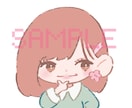 SNS用☺︎手描きイラストアイコン描きます アイドルみたいに？！かわいく自分をアピール♥︎︎∗︎*ﾟ イメージ2