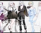 TRPGキャラクター立ち絵書きます TRPGを彩る、華やかで精密な立ち絵制作 イメージ4